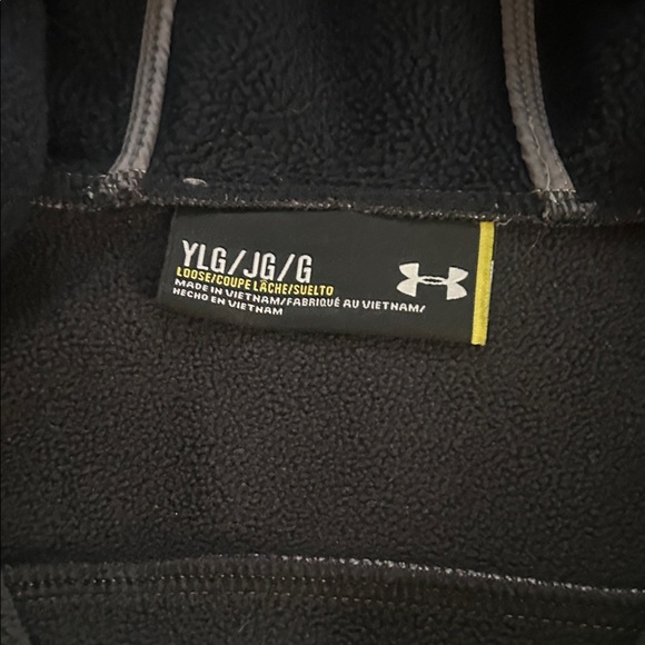 Under Armour Charcoal Jacket with Lime Highlights - Picture 2 of 4